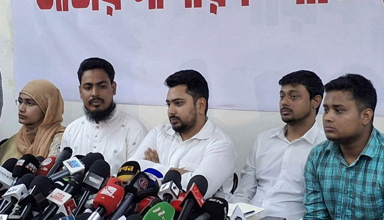 আসিফ-মাহফুজের সঙ্গে এনসিপির কোনো সম্পর্ক নেই: নাহিদ ইসলাম