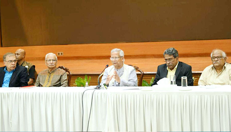 রাজনৈতিক দলগুলোর সঙ্গে ফের বসলেন প্রধান উপদেষ্টা