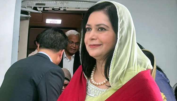 স্বামীর কাছে ফিরছেন ড. জুবাইদা রহমান