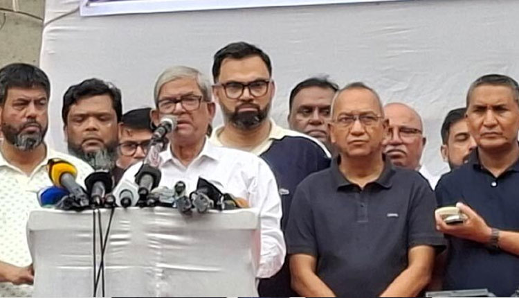 গণতন্ত্রের প্রশ্নে আমাদের কোনো আপস নেই: ফখরুল
